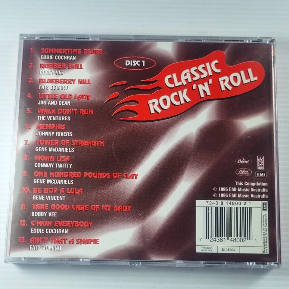 Classic Rock 'N' Roll 3 CD Set Album Good Condition 39 Tracks Free Postage  - Image 3 of 4