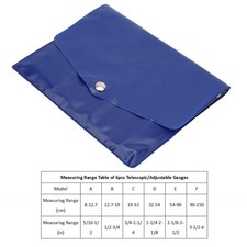 6Pcs Telescopic Gauge 8-150mm Adjustable Inner Diameter Gauge Measure Tool NEW ∌