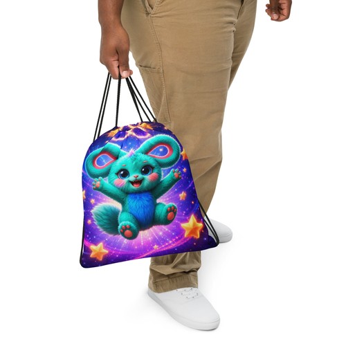 BANYLU Cute Character Drawstring Bag Backpack Sport Gym Sack Pack Cinch Bag