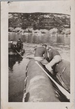 Photo, Wehrmacht, bateau pneumatique est clarifié D/119