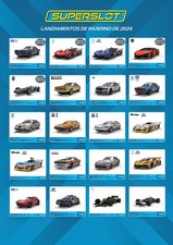 Scalextric 2024 Winter Releases supplement. Page 1 only shown, A4