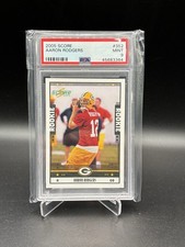 2005 SCORE #352 AARON RODGERS ROOKIE RC PSA 9