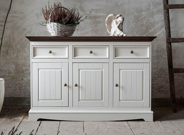 Anrichte Kommoden Regal Holz Schrank Anrichte Landhaus Kommodenschrank Anrichte-image