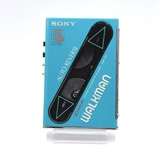 SONY WM-101 Walkman Cassette Player Rare Blue Color Working Japan