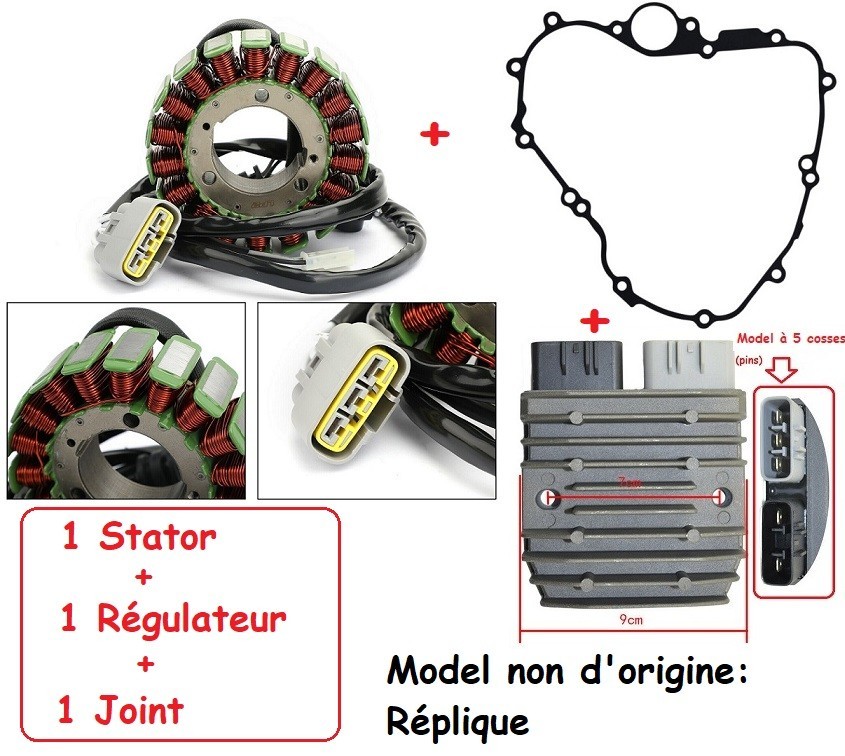 Stator à haut rendement et régulateur thermique pour Tracer 900 GT