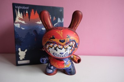 Dunnibal Red DUNNY 8 Inch Kidrobot Vinyl Figur 2013 by ilovedust 1/6 ratio