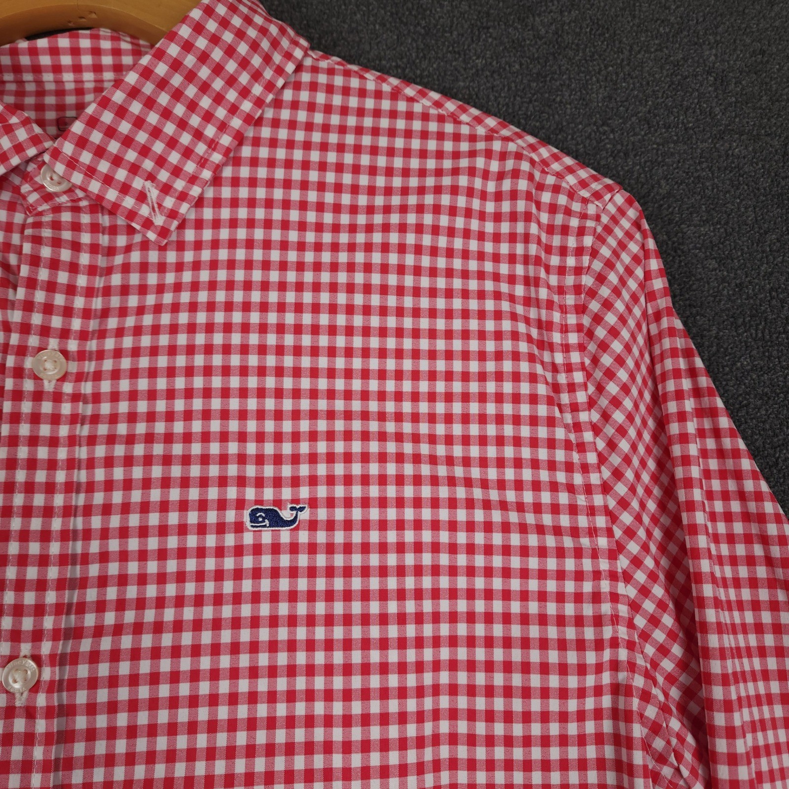 Vineyard Vines Performance Gingham Button Down Me… - image 2