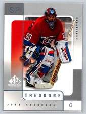 2000-01 SP Game Used Jose Theodore Montreal Canadiens #32