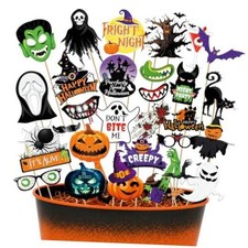 Scary Halloween Photo Booth for Dress Up Party Costumes 30pcs Skeleton