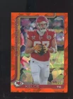 2025 Topps Chrome Sapphire Orange #150 Travis Kelce Kansas City Chiefs 14/25
