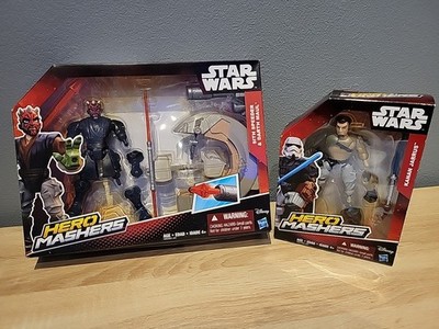 Hero Mashers 2 Piece Lot Sith Speeder & Darth Maul and Kanan Jarrus Star Wars