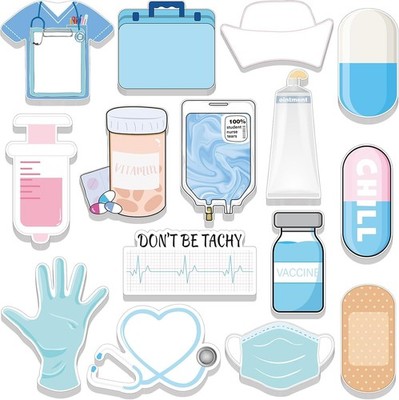 Mini Funny Nurse Sticky Notes CNA Gifts Nursing Essentials Medical Themed Mini N