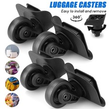 4 X Ersatz Gepäck Rollen Räder Koffer Reparatur Lenkrolle Laufrollen Reisekoffer