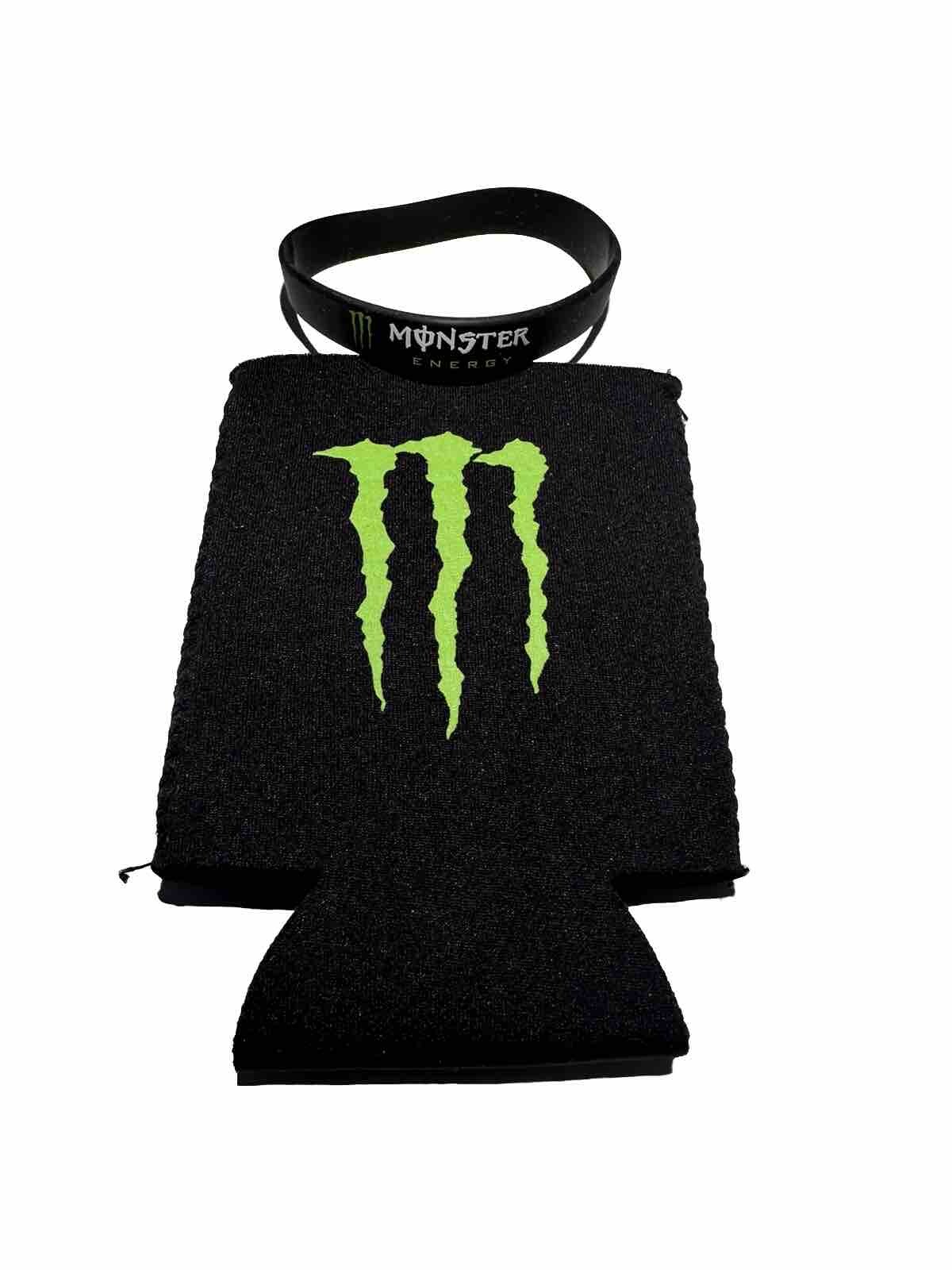 Monster Energy Drink Koozie 12oz And 16oz Cans & Wrist Band! eBay