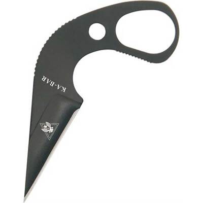 Ka-Bar Neck Knife TDI LDK Last Ditch Black Drop Point Plain Blade KB1478BP-1