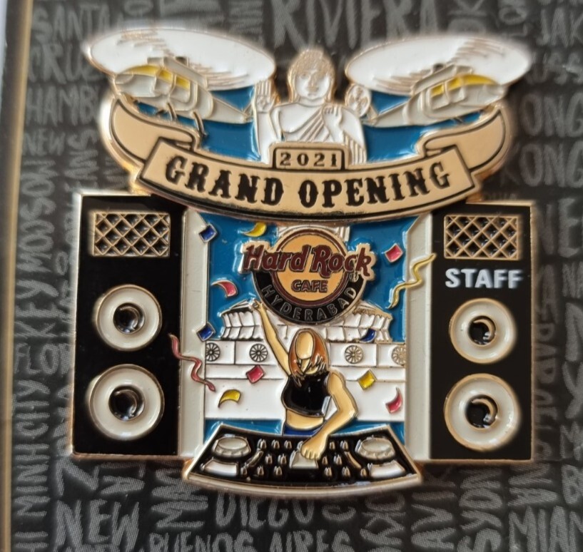Hard Rock Cafe Hyderabad Hitech City Grand Opening Staff Pin EBay hard-rock-cafe-hyderabad-hitech-city-grand-opening-staff-pin-ebay