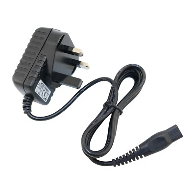 HTPWR Shaver Charger Power Lead Cord For Philips HQ8894 HQ9020 HQ8893 Shavers UK Plug