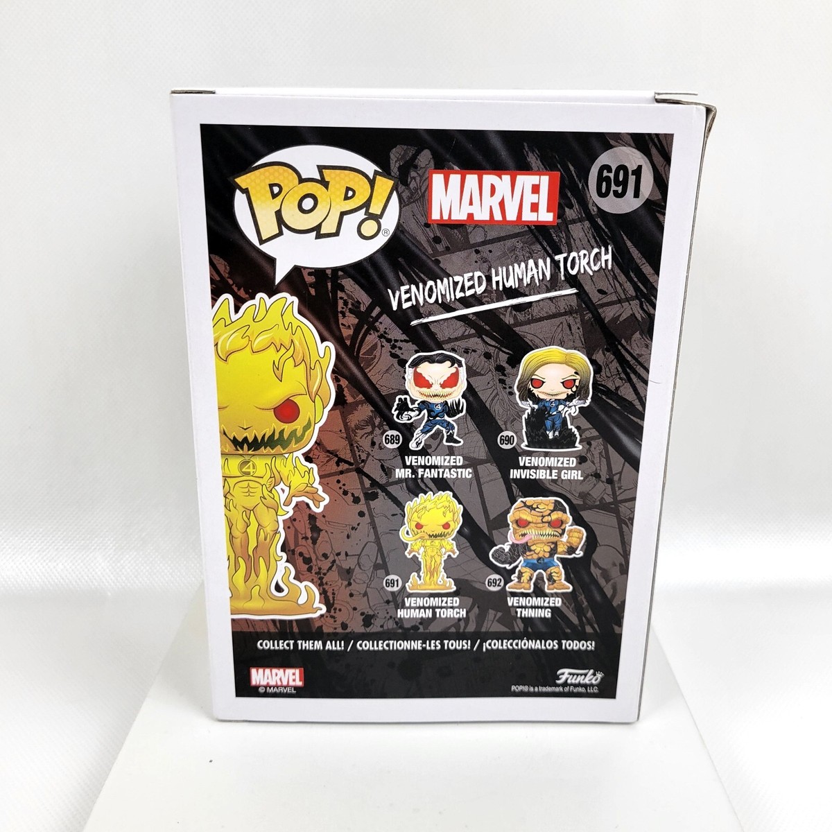 Funko Pop! MARVEL Venom Venomized Human Torch #691 GameStop