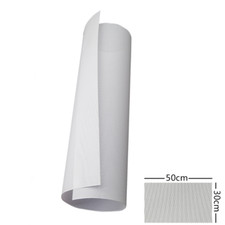 White PC Computer Fan Dust Proof Filter Net Cooler PVC Screen Mesh