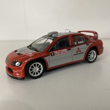 Voiture Miniature Mitsubishi Lancer WRC Rallye 2004 Collection Altaya 1/43 Métal