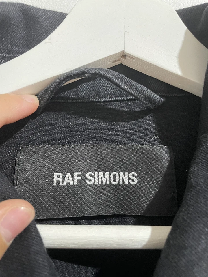 Raf Simons Oversized Jean Jacket Size Small Preowned - Image 3 of 3