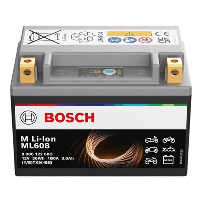 BOSCH 12V 3Ah 180A 36Wh Li-Ion Battery 986 122 608