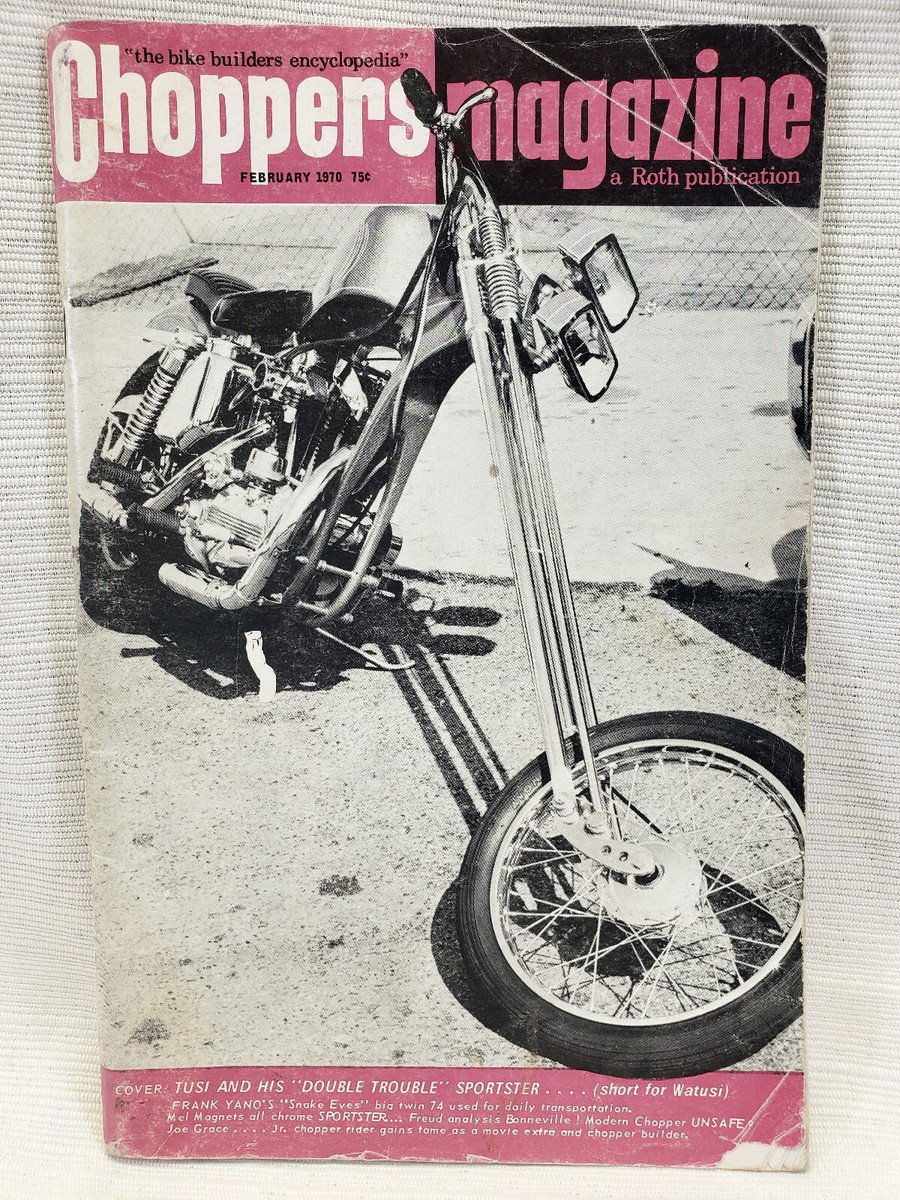 vintage ed-roth 1970s エドロス チョッパーズ マガジン February 1970 CHOPPERS MAGAZINE Vintage Custom Motorcycle Chopper