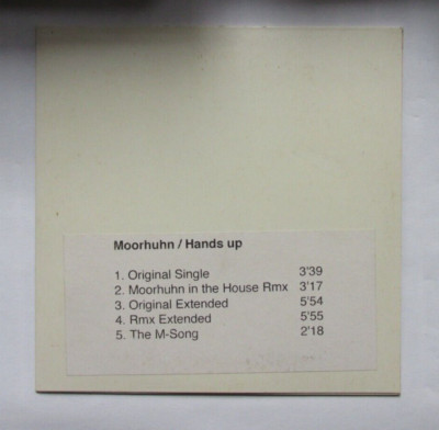 Moorhuhn   Hands Up - Maxi CD 2000 (none) - Promo - Zustand sehr gut