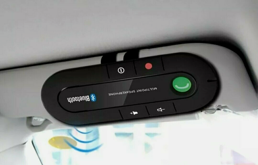Car Bluetooth Speakerphone Kit Speaker Wireless Handsfree Hands  