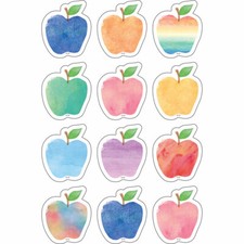 Watercolor Apples Mini Accents Teacher Created Resources TCR5635