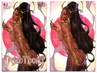 SWAY Dejah Thoris #2 TRADE & 1:20 INCENTIVE Virgin SET Lot 2023