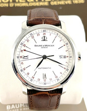 Baume Mercier Classima XL Executive GMT Automatic Watch M0A08462- Exc. Cond.. 6
