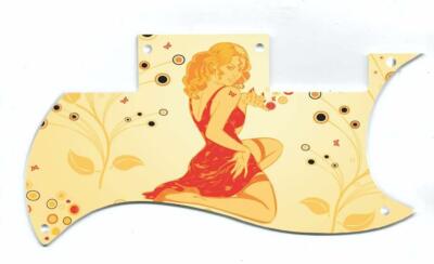 Pickguard Graphical Custom  to fit Epiphone SG Special VE Faded Yellow Pin Up