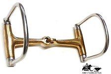 D-Ring Snaffle Bit Stainless Steel Smaller Horse 4-3/4" Copper Mouth