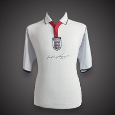 Wayne Rooney Hand Signed England Football Shirt  &pound;150 With COA  Private Signing