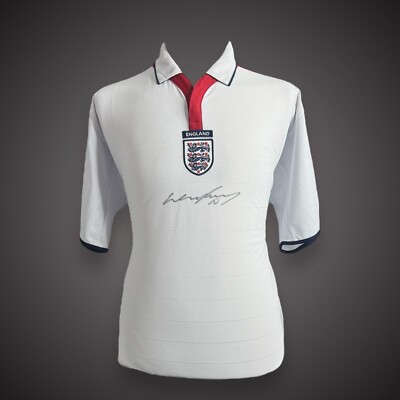 Wayne Rooney Hand Signed England Football Shirt £150 With COA