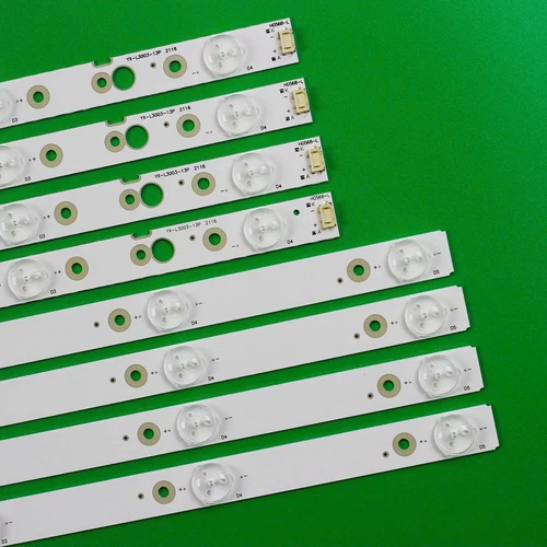 8pcs/set LED strips for LG 43UJ620V 43UJ6200 43UJ6300 CRH-A4330300104L6CN_Rev1.0 - Picture 4 of 9