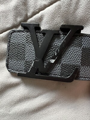 Louis Vuitton LV Initiales Belt - Black | eBay