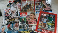  lot collector 7 grandes affiches pro presse-LAETICIA HALLYDAY-JOHNNY-free port!