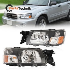 2pcs Left And Right Headlight Set Fit 2003-2004 Subaru Fitester Wo Bulb