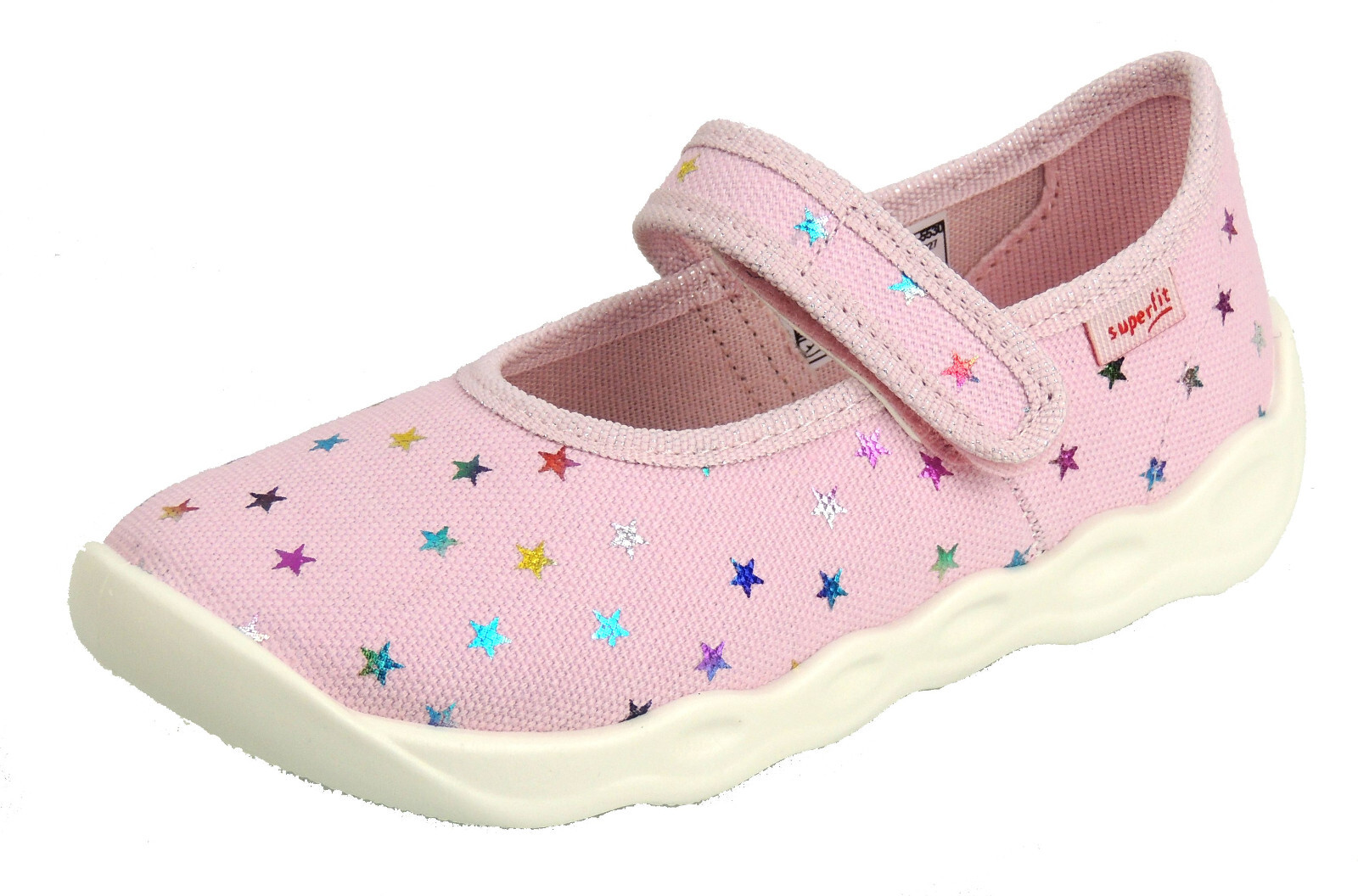 APL SUPERFIT pantofole bambina "STELLA" suola traspirante VELCRO rosa