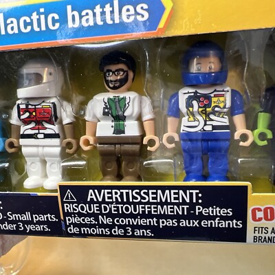 5 Minifigures Make-It Blocks Galactic Battles Aliens NEW Sealed Toy As Pictures