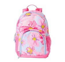 Wonder Nation Kids Backpack Adjustable Straps size L15" x W14" Pink Floral New
