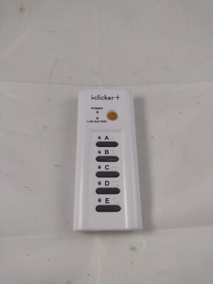 iClicker + Plus Student Remote Control White