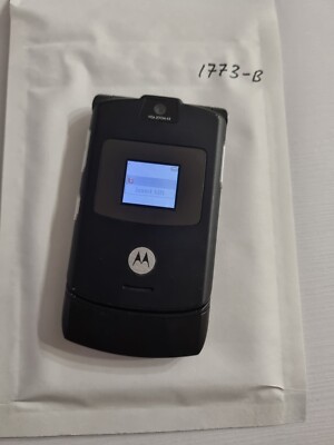 Motorola V3 edge Handy (entsperrt) klappbar - Schwarz