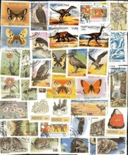 KIRGHIZISTAN collections de 25 et 50 timbres différents oblitérés