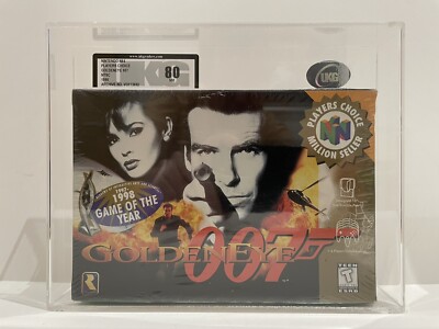 1998 Nintendo N64 James Bond GOLDENEYE 007 *Factory Sealed * UKG 80% ...