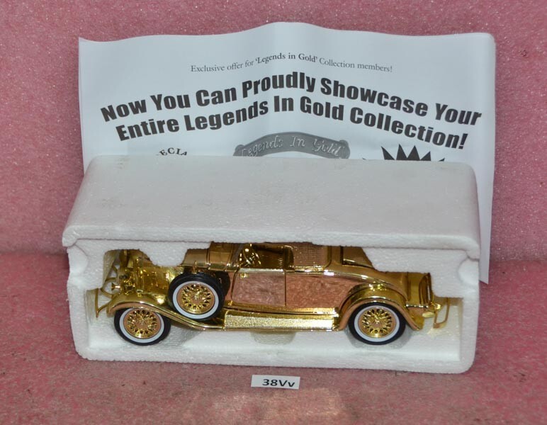 Arko 1932 Lincoln Roadster Gold Plated Finish Die Cast 1:32