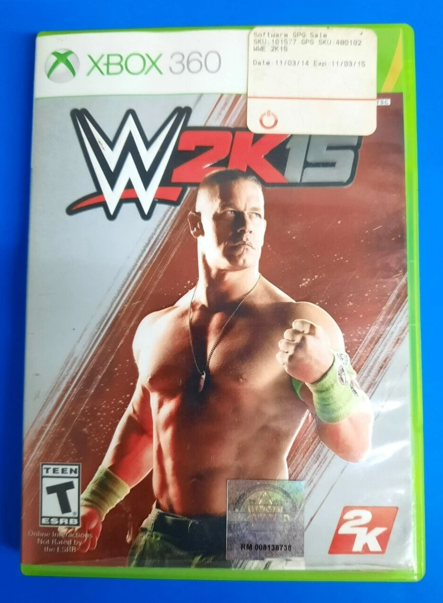 WWE 2K15 Microsoft Xbox 360 W2K15 Video Game