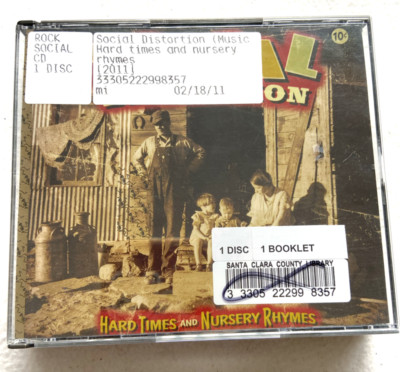 米2LP Social Distortion Hard Times And Nursery Rhymes 871191 	EPITAP /00520 s-l400.jpg